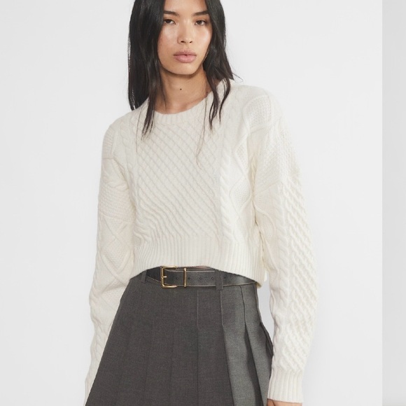 Sunday Best Sweaters - Sunday Best Peggy Cropped Sweater NWT
